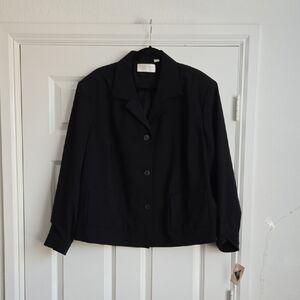 Elizabeth By Liz Claiborne Classic Black Women's Blazer Jacket